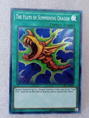 (NM) The Flute of Summoning Dragon - LCKC-EN027 - Secret Rare - 1st Edition